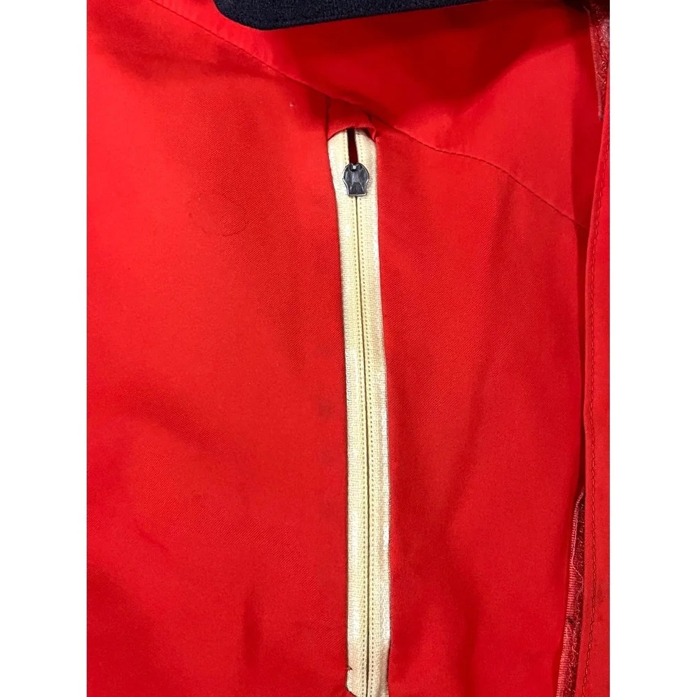 The North Face Hyvent Insulated Ski Jacket Mens XL Red Hiking Outdoor Full Zip